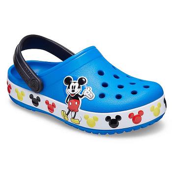 Crocs Fun Lab Mouse Band Clog Modre - Detske Dreváky